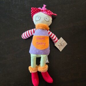 Maison Chic Tooth Fairy Plush Rag Doll Girl Soft Toy 11" with Pocket NEW